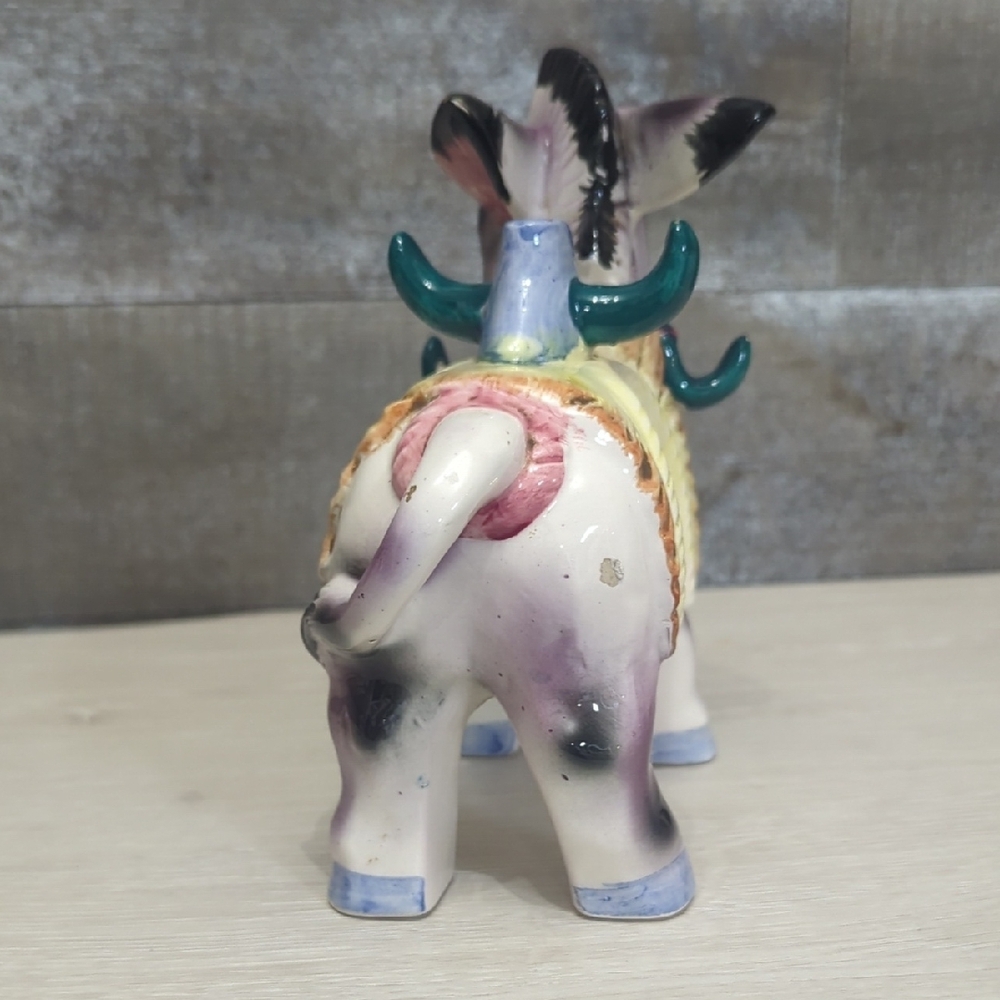 Vintage Ceramic Donkey Salt & Paper Shaker With Oil And Vinegar Dispensers - Picture 13 of 16